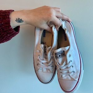 White converse size 9 women’s!